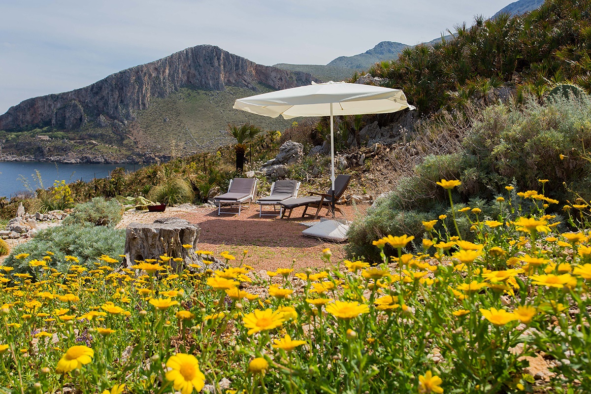 sizilien ferien information san vito lo capo ferienhaus villa palmeto garten