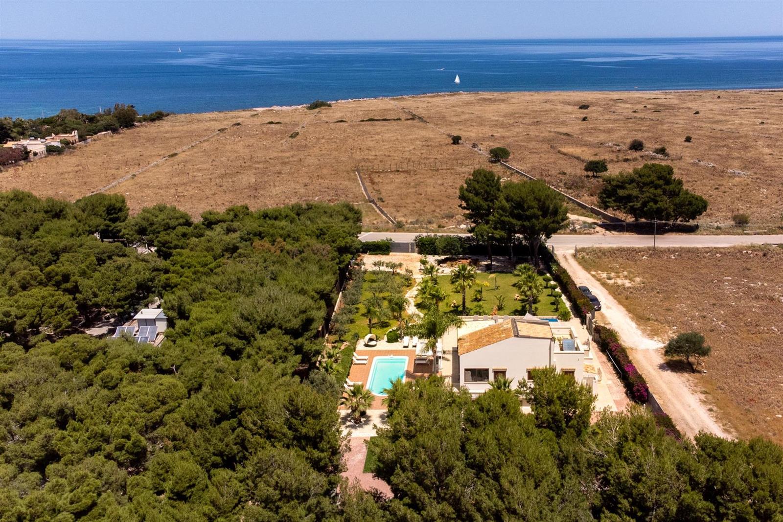 sizilien ferien information san vito lo capo ferienhaus villa aronica garten