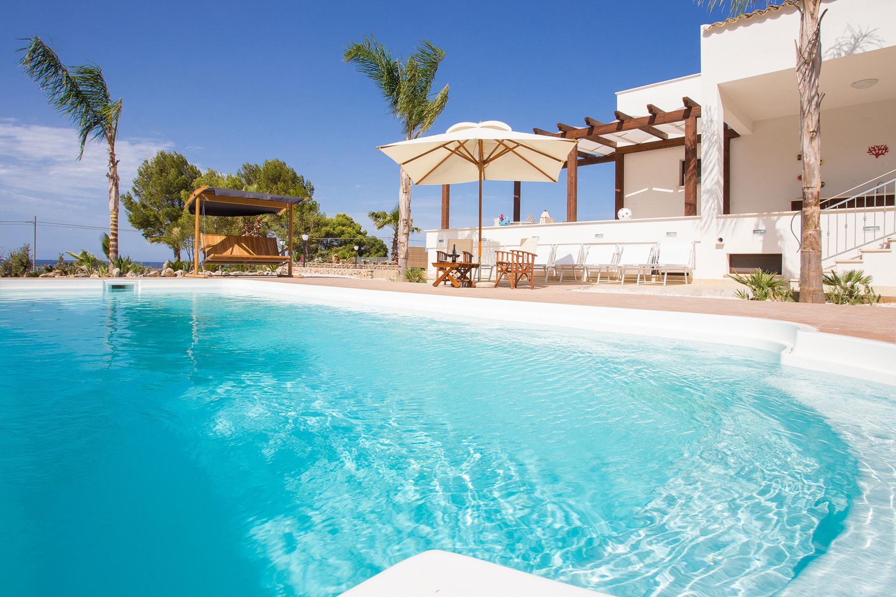 sizilien ferien information san vito lo capo ferienhaus villa aronica pool 