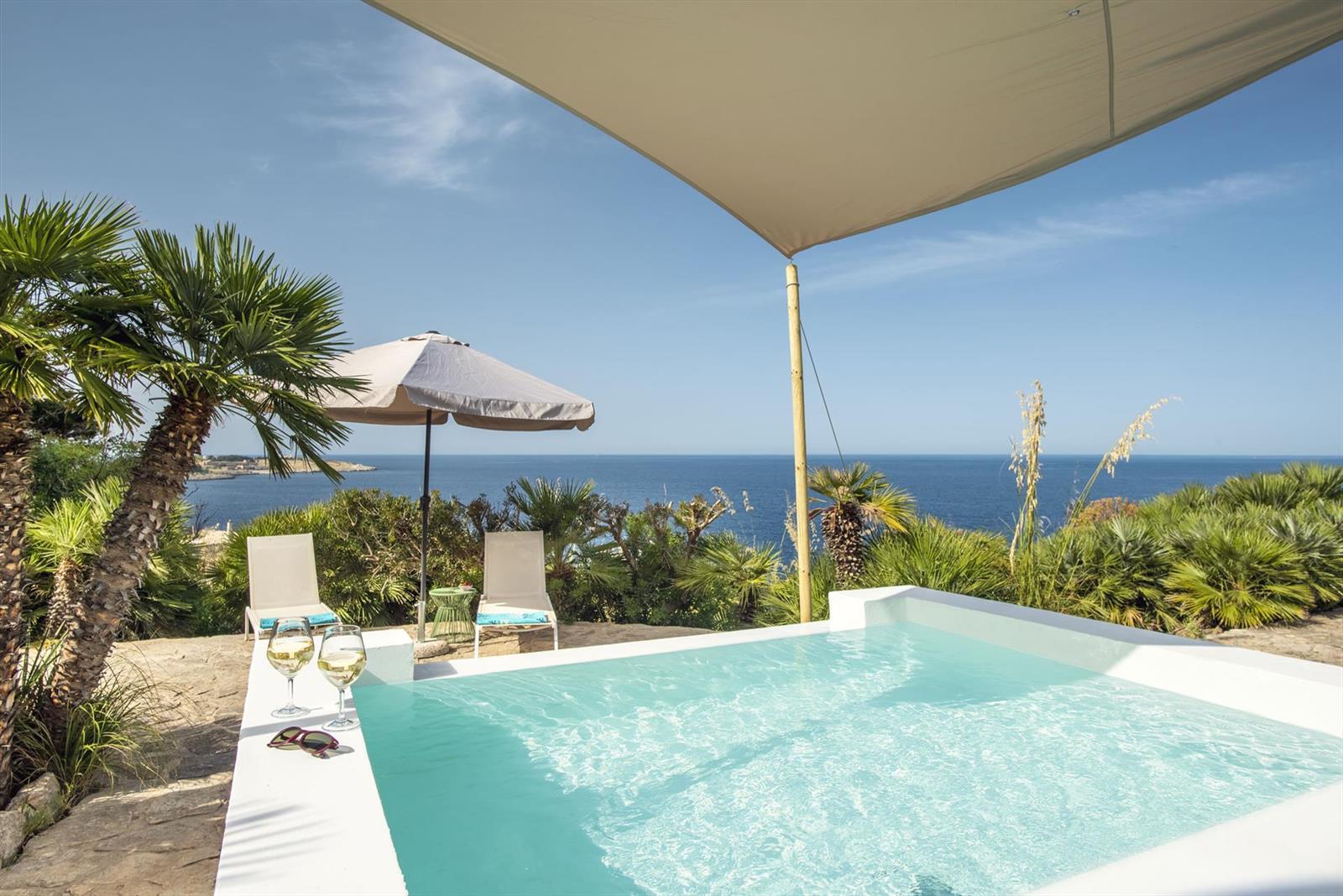 sizilien ferien information san vito lo capo ferienhaus villa palmeto aussicht terrasse
