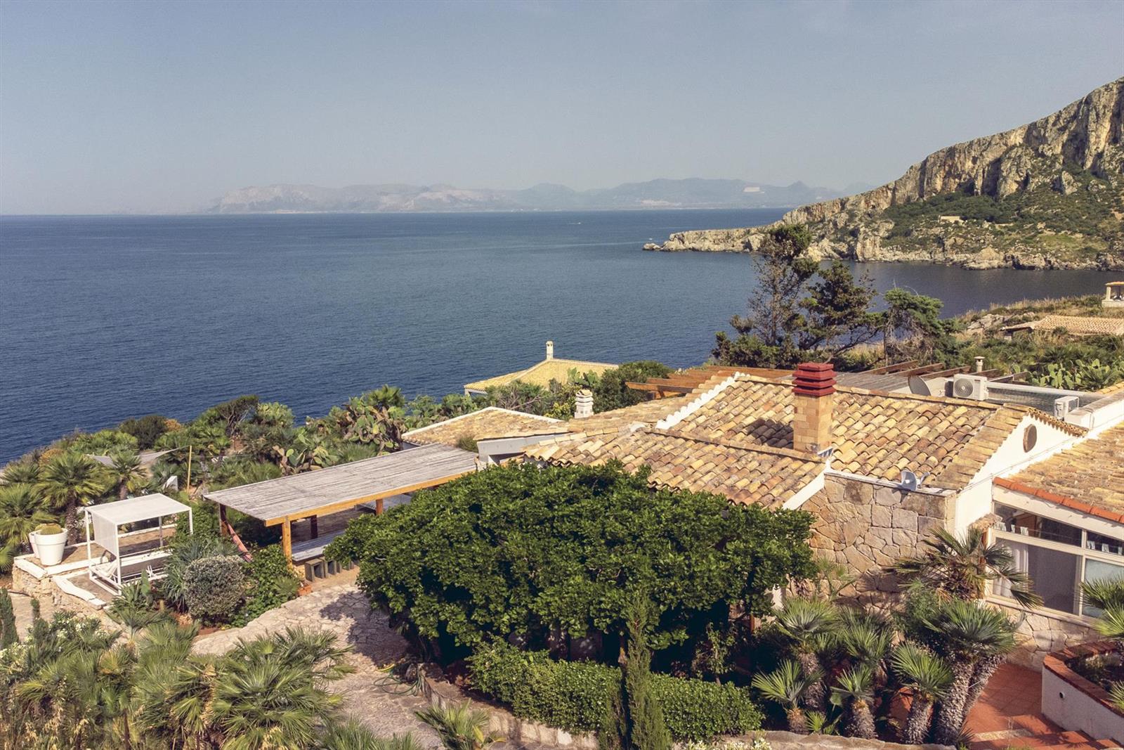 sizilien ferien information san vito lo capo ferienhaus villa palmeto garten
